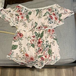 forever 21 strapless romper